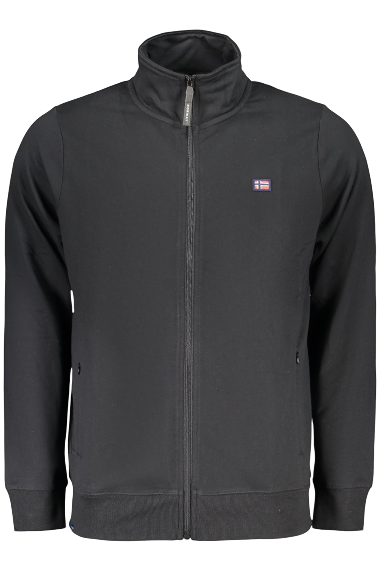 NORWEGEN 1963 HERREN SCHWARZES REISSVERSCHLUSS-SWEATSHIRT Schwarz S 8057805310690