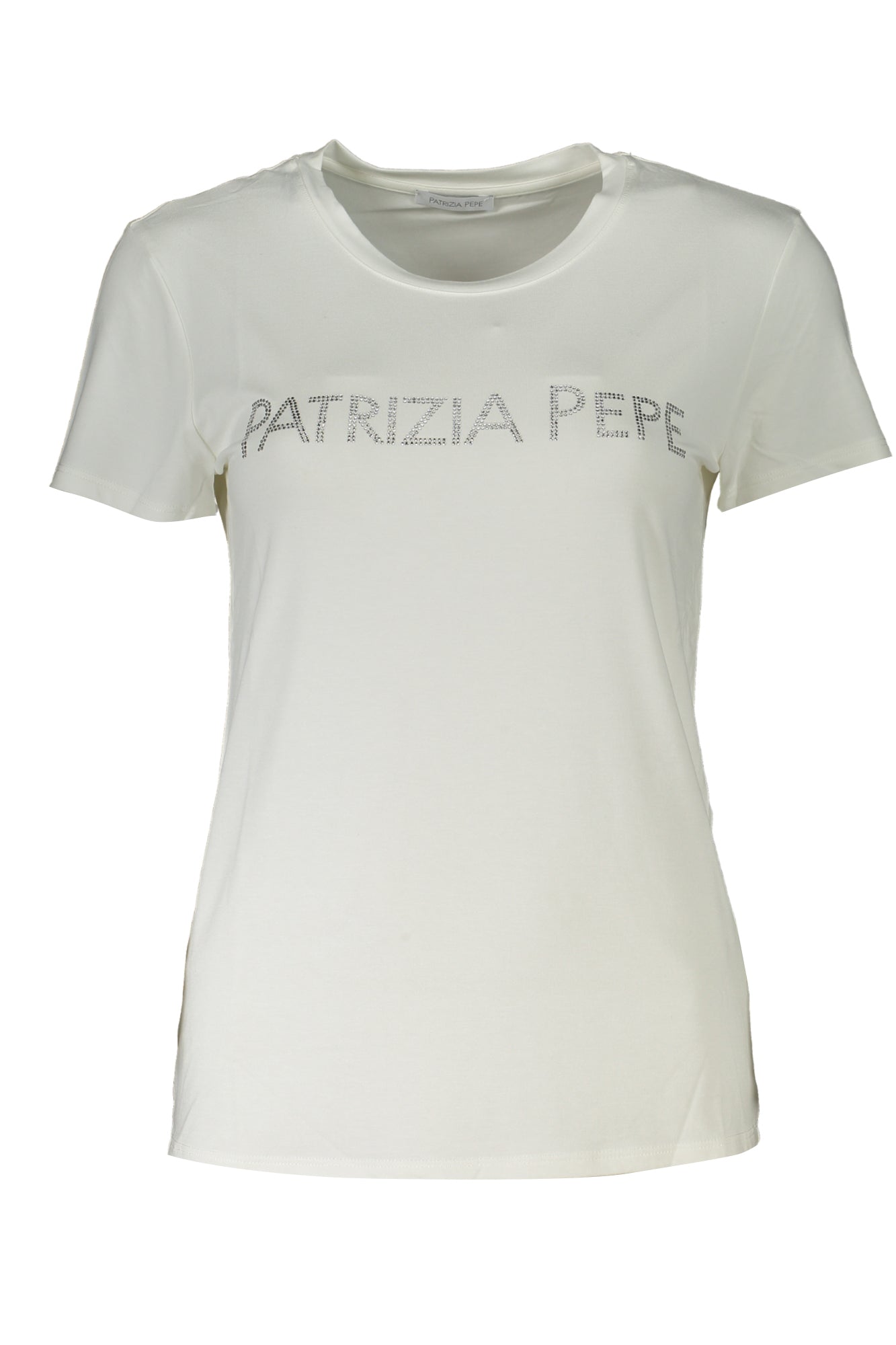 PATRIZIA PEPE DAMEN KURZARM T-SHIRT WEISS Weiß XS 8051523125093