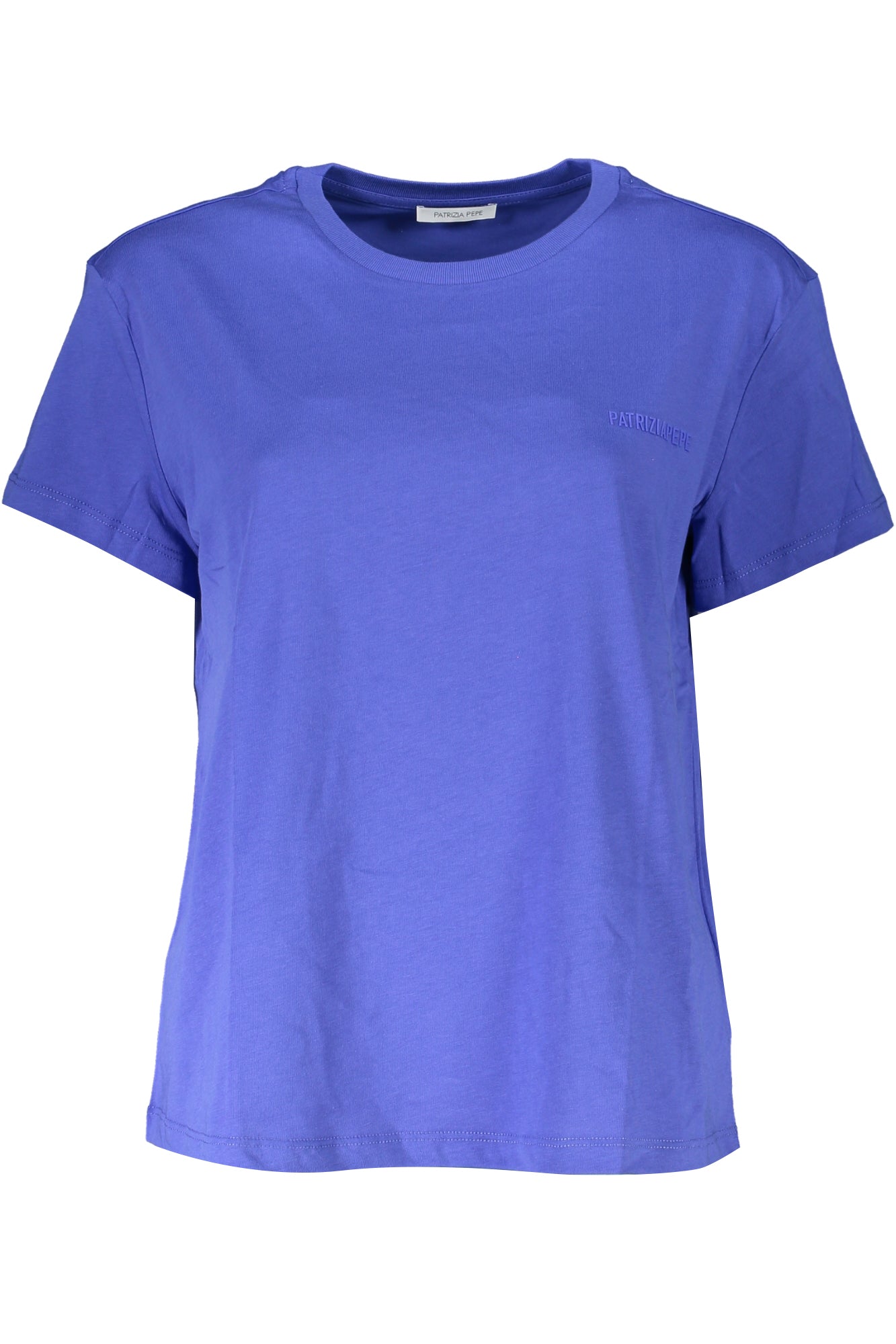 PATRIZIA PEPE DAMEN KURZARM T-SHIRT BLAU Blau XS 8051523906920
