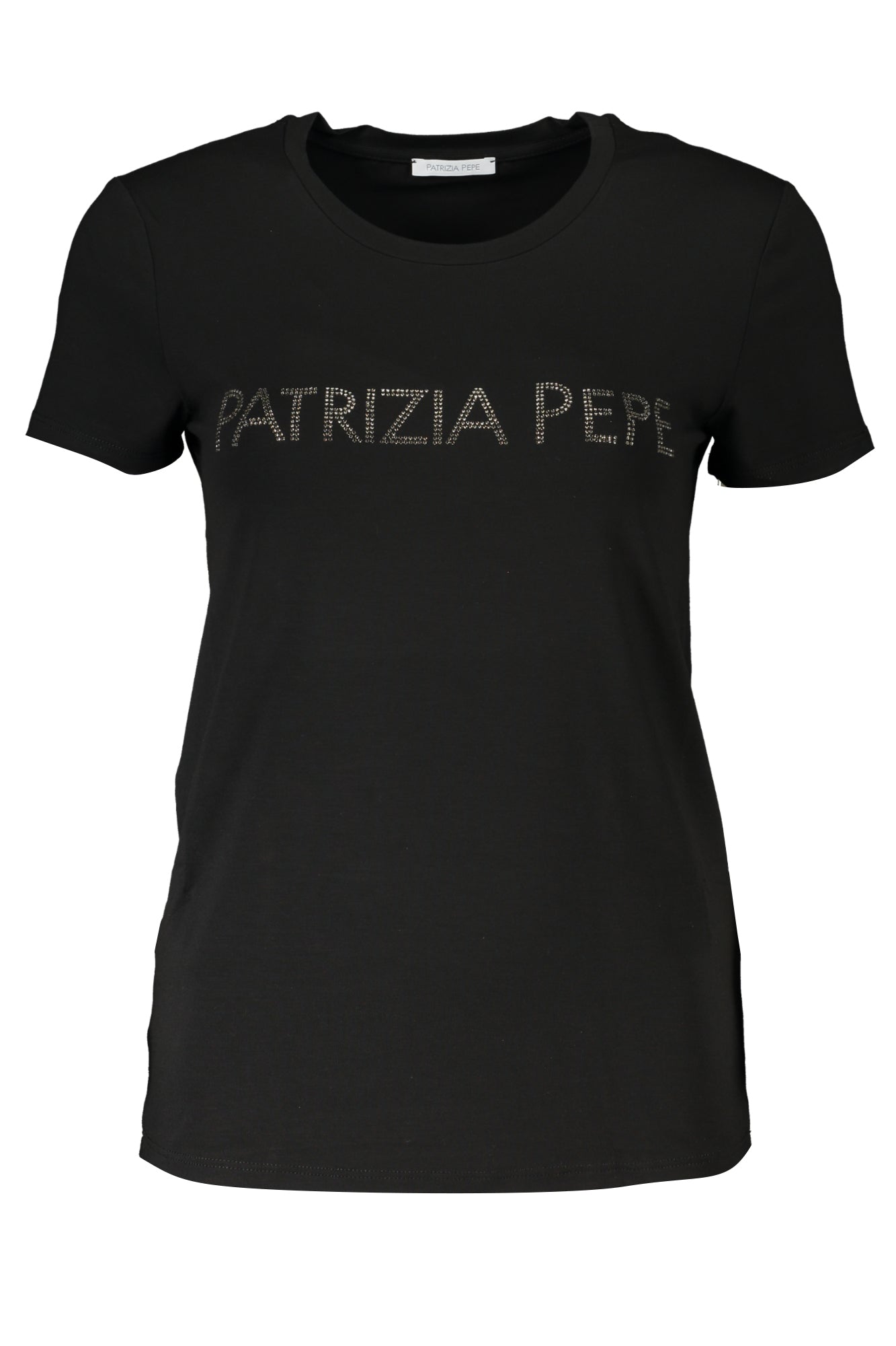 PATRIZIA PEPE DAMEN KURZARM T-SHIRT SCHWARZ Schwarz XS 8051523124577