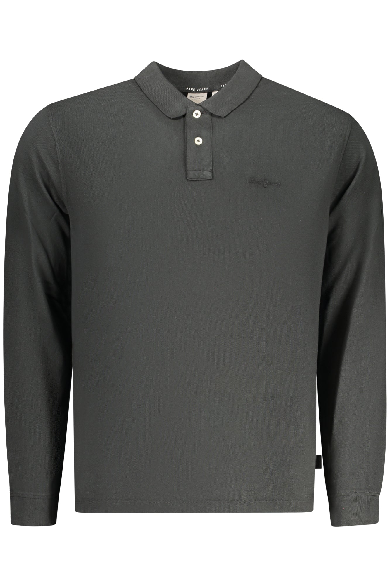 PEPE JEANS Herren-Poloshirt, langärmelig, schwarz Schwarz S 8447166423618