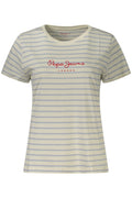 PEPE JEANS DAMEN KURZARM-T-SHIRT WEISS Weiß XL 8447166980999
