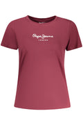 PEPE JEANS DAMEN-T-SHIRT MIT KURZEN ÄRMELN, ROT Rot XS 8447166908405