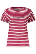 PEPE JEANS DAMEN LILA KURZARM-T-SHIRT Violett XL 8447166980944