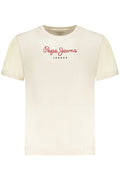 PEPE JEANS Herren-T-Shirt mit kurzen Ärmeln, Beige Beige S 8447166874489