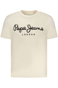PEPE JEANS Herren-T-Shirt mit kurzen Ärmeln, Beige Beige S 8447166874304
