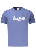 PEPE JEANS Herren-T-Shirt mit kurzen Ärmeln, blau Blau S 8447166988230