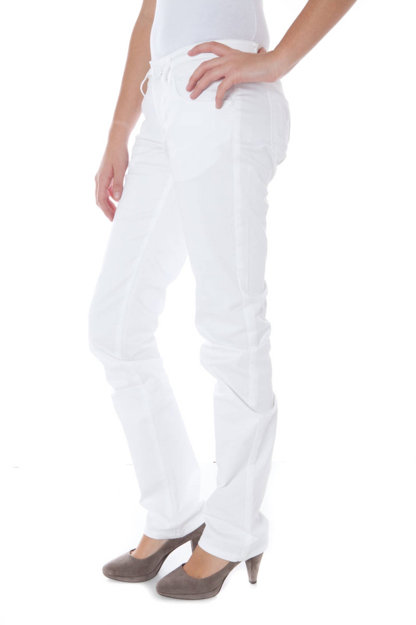 PANTALONI DONNA PHARD WHITE