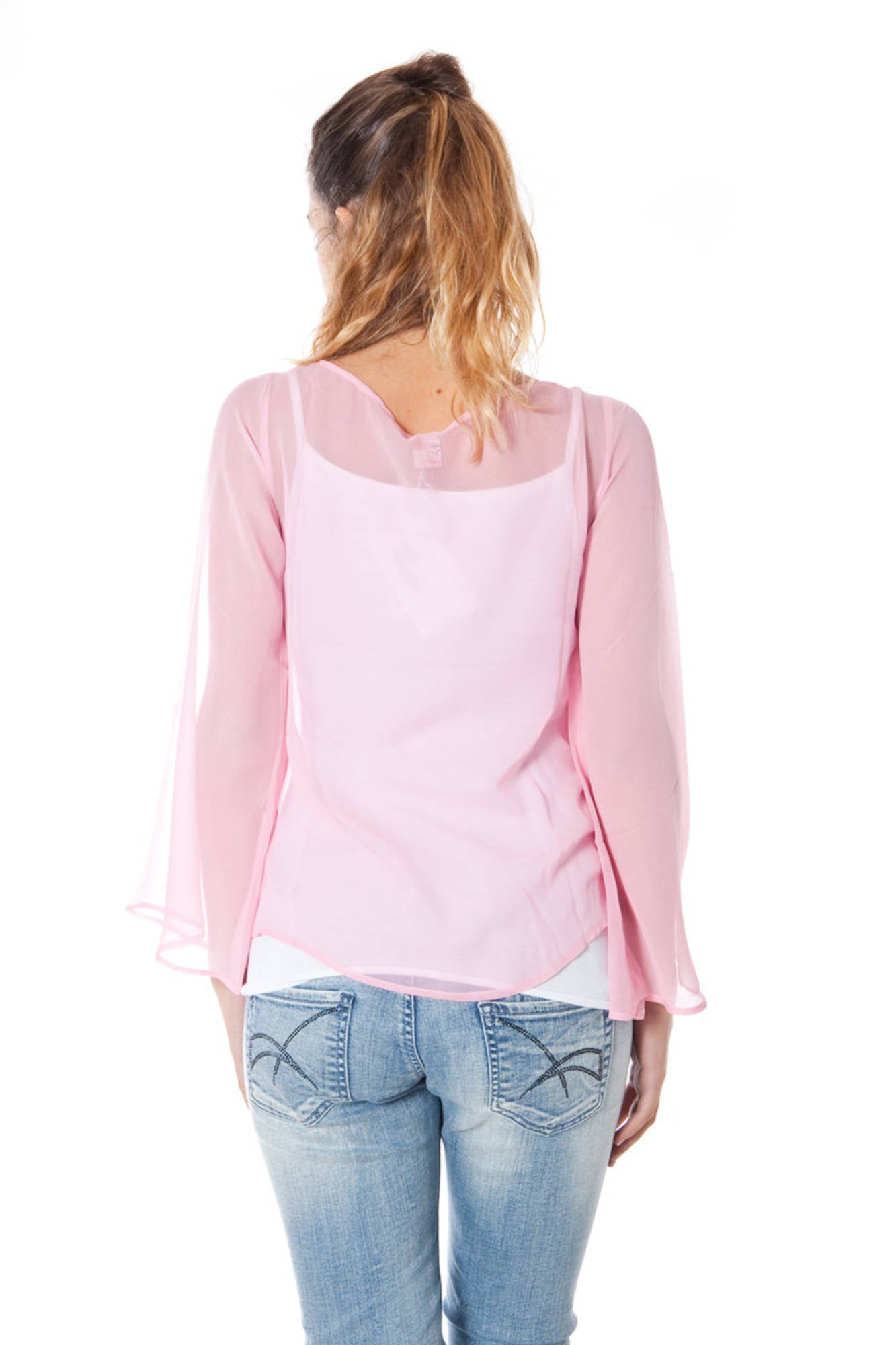 T-SHIRT MANICA LUNGA PHARD DA DONNA ROSA
