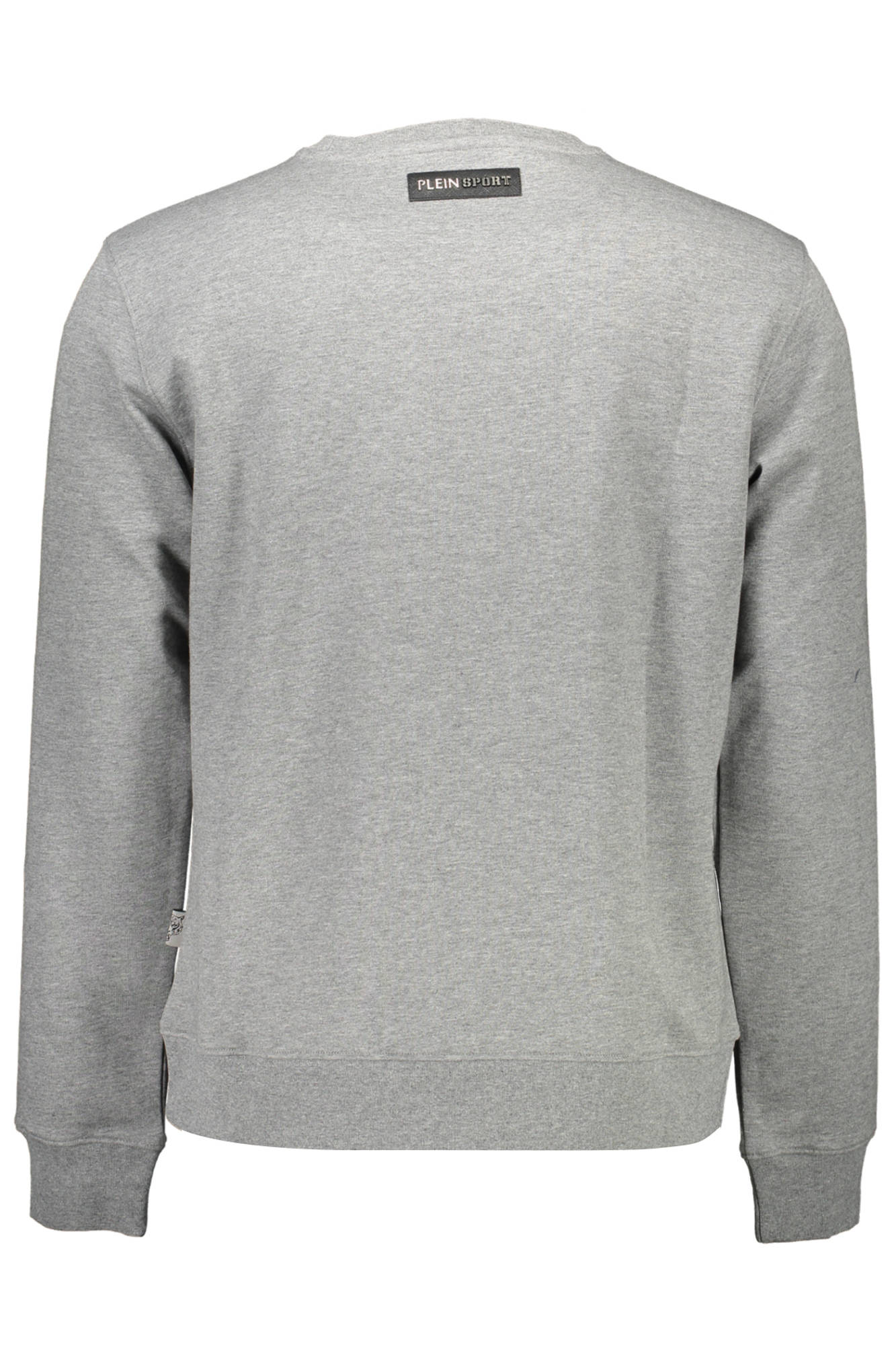 PLEIN SPORT MEN'S SWEATSHIRT WITHOUT ZIPPER GREY