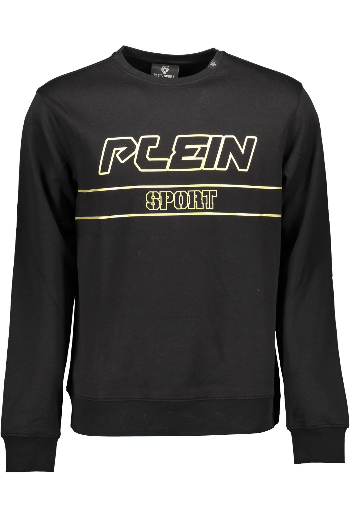 PLEIN SPORT HERREN SCHWARZES SWEATSHIRT MIT ZIP Schwarz S 8059024009638