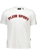 PLEIN SPORT WEISSES KURZARM-T-SHIRT FÜR HERREN Weiß 2XL 8059024015554