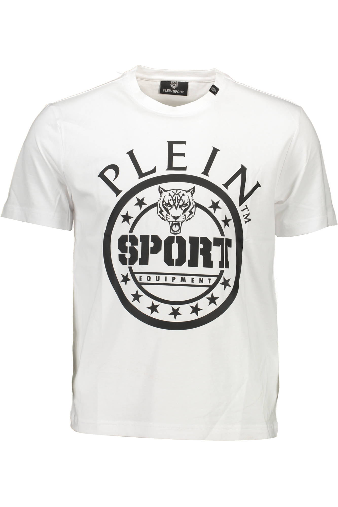PLEIN SPORT WEISSES KURZARM-T-SHIRT FÜR HERREN Weiß S 8059024017367
