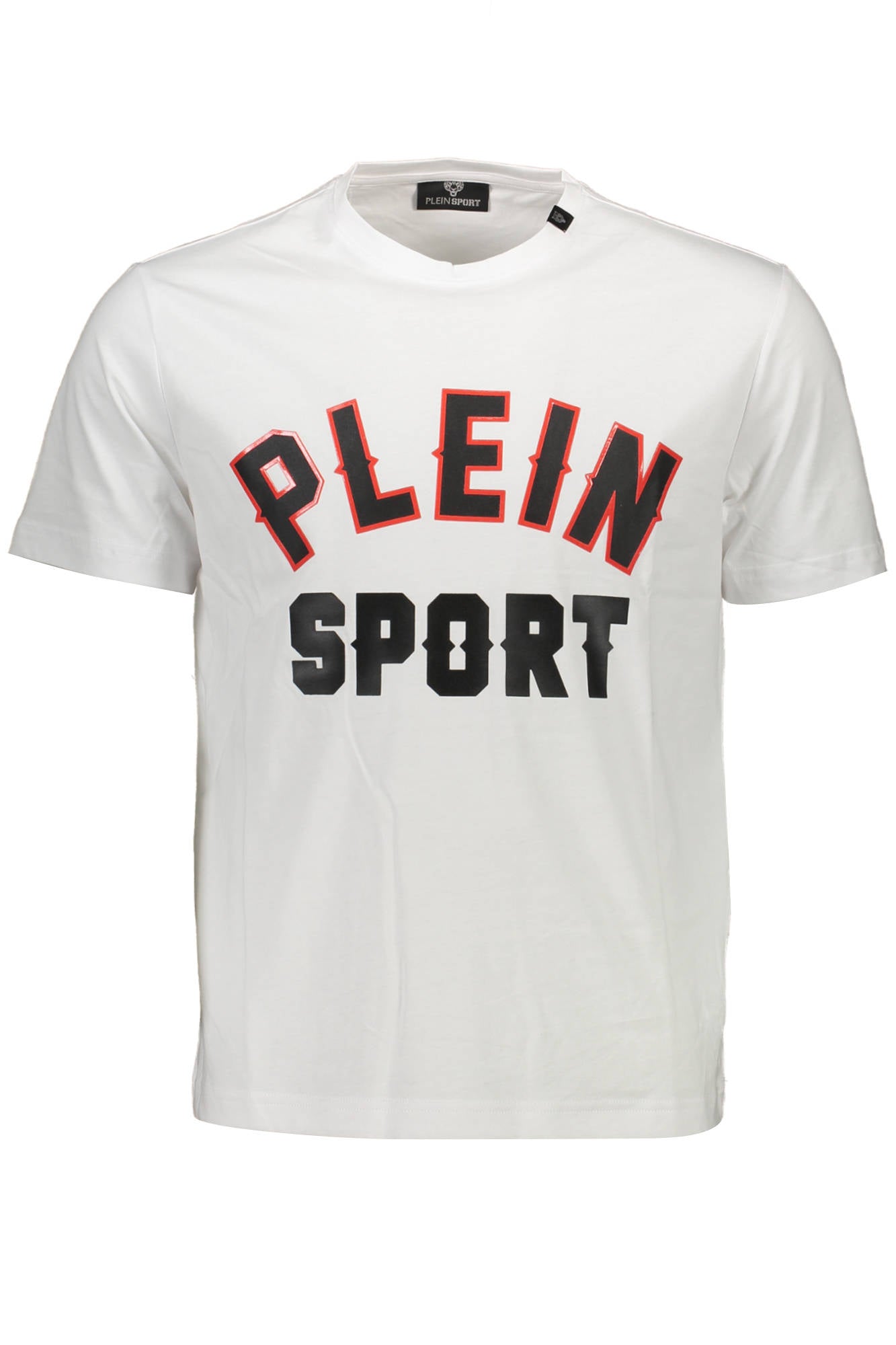 PLEIN SPORT WEISSES KURZARM-T-SHIRT FÜR HERREN Weiß S 8059024013895