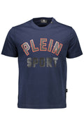 PLEIN SPORT HERREN KURZARM T-SHIRT BLAU Blau S 8059024013741