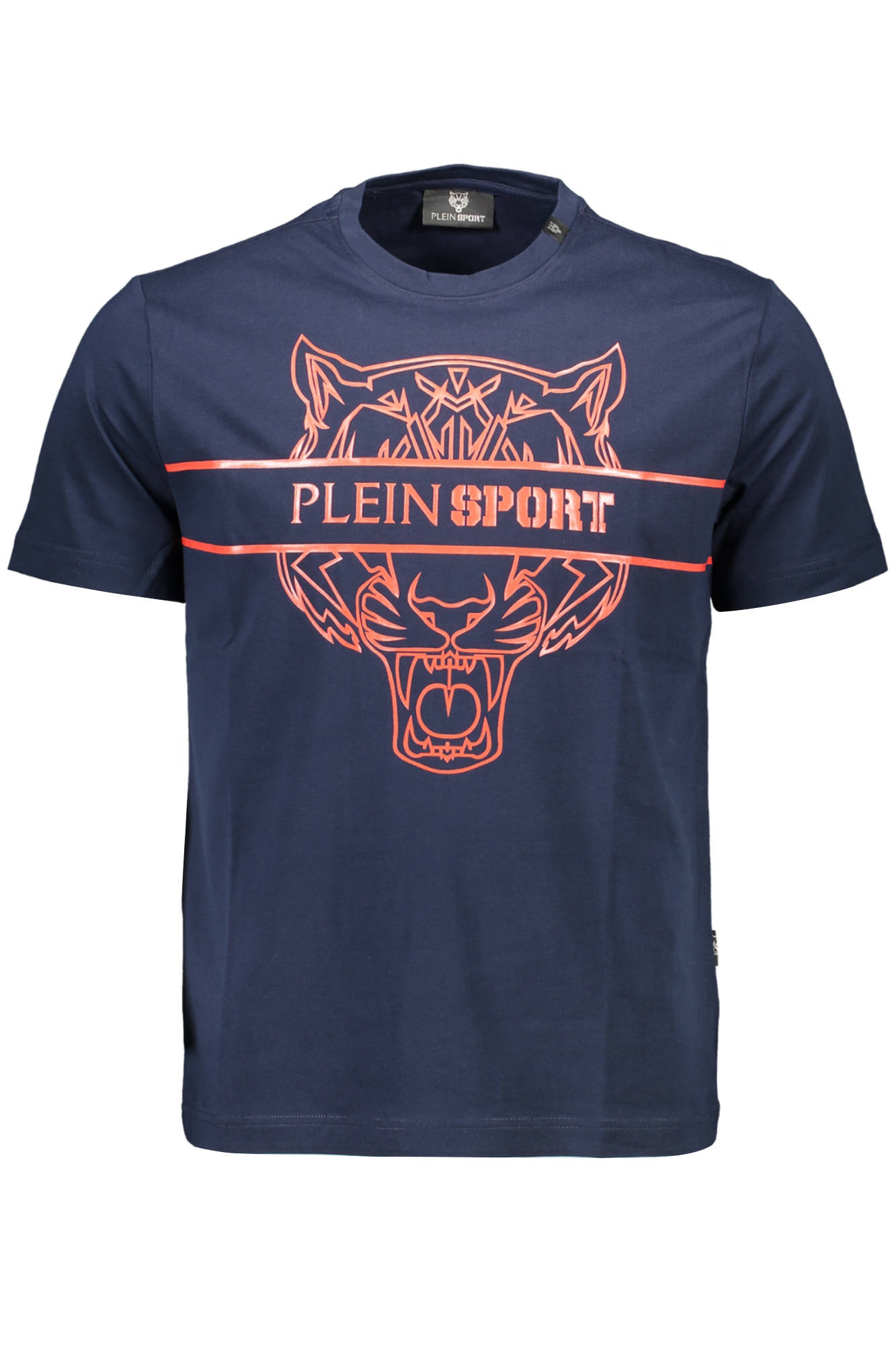 PLEIN SPORT KURZARM-T-SHIRT HERREN BLAU Blau S 8059024014342