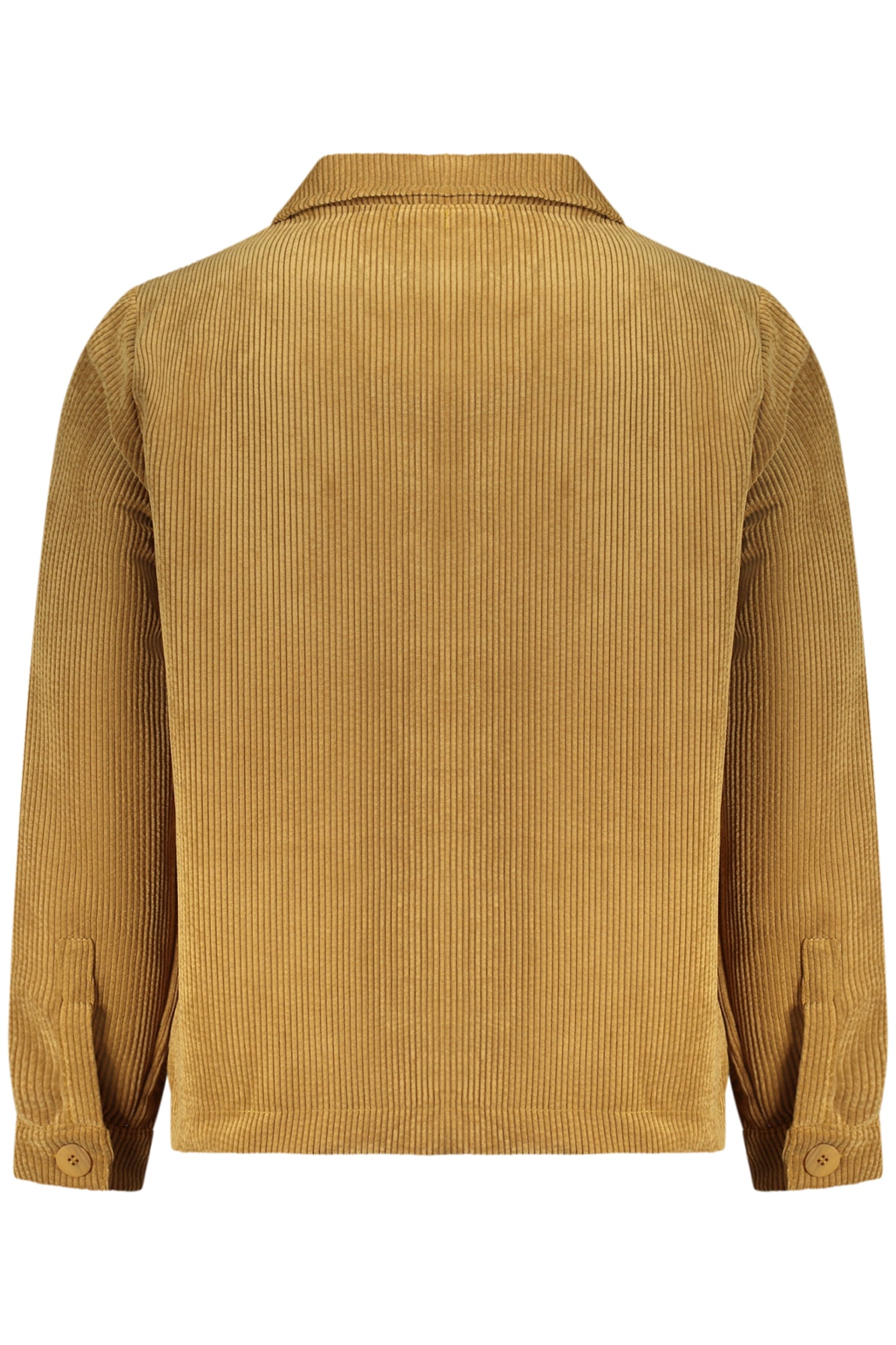 Men's long-sleeved shirt with rifle motif, brown