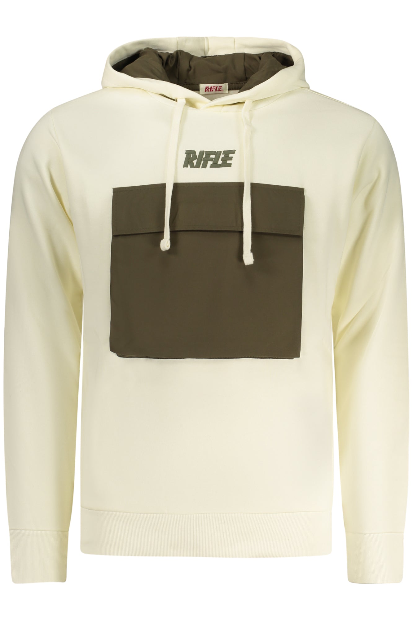 RIFLE Herren-Sweatshirt mit Reißverschluss, weiß Weiß M 8100032422312