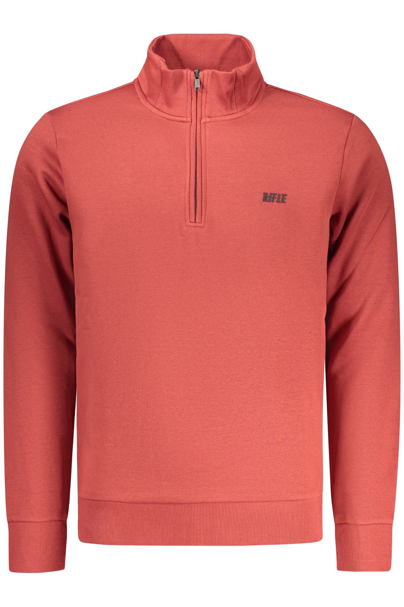 RIFLE RED Herren-Sweatshirt mit Reißverschluss Rot M 8100032421766