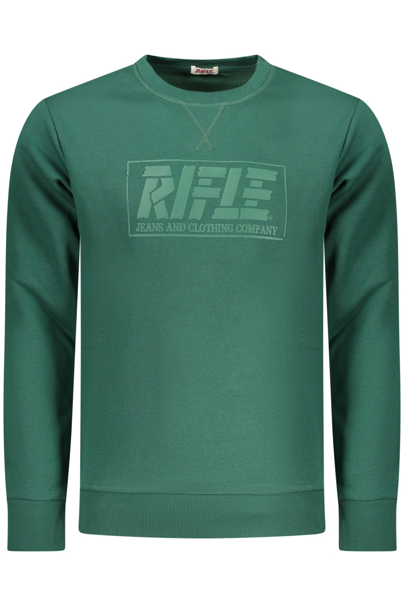 RIFLE Herren-Sweatshirt mit Reißverschluss, grün Grün XL 8100032422787
