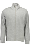 SUPERDRY HERREN-SWEATSHIRT MIT ZIP-UP-DETAILS GRAU Grau 2XL 5057847384140