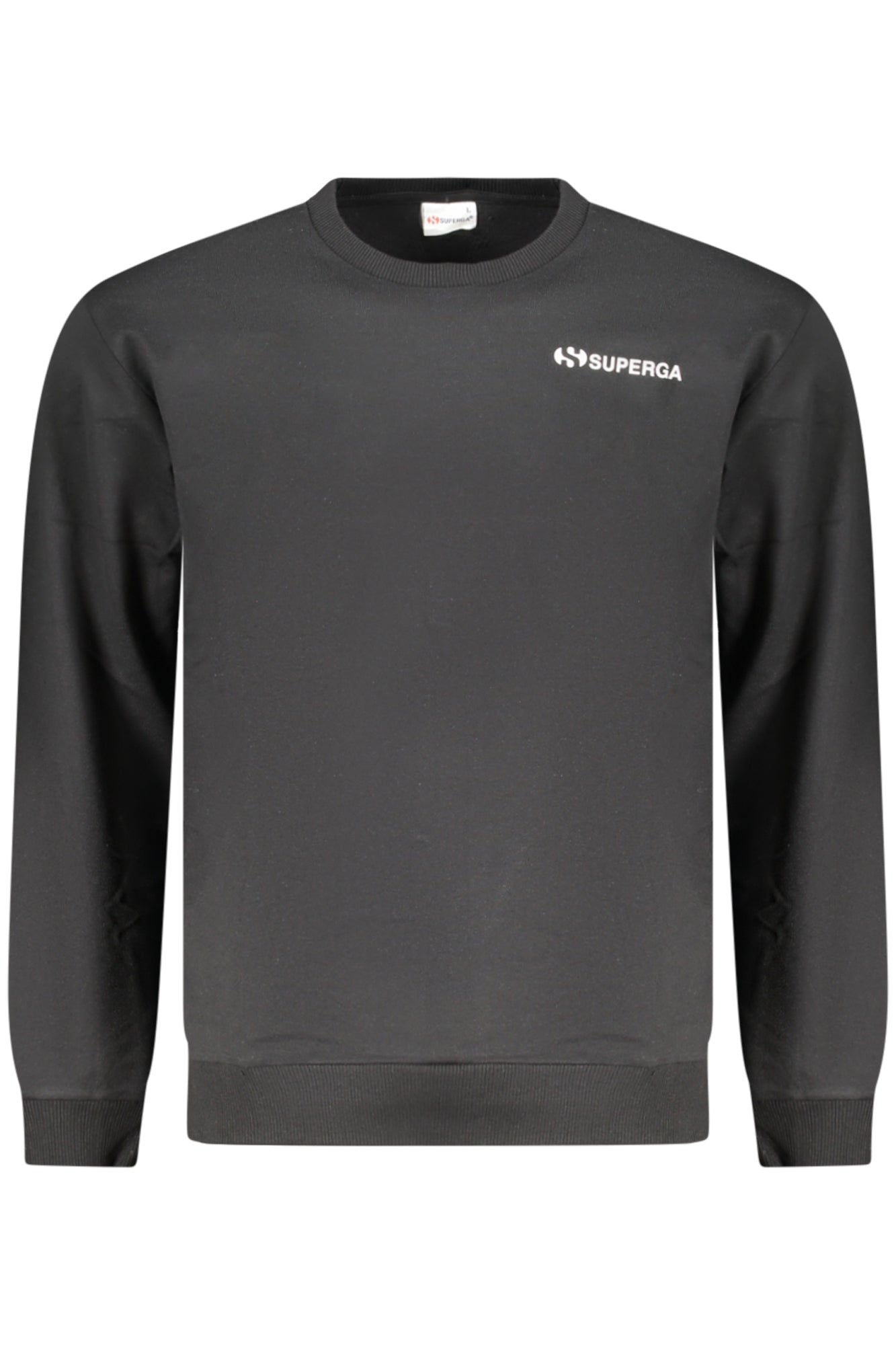 SUPERGA Herren-Sweatshirt mit Reißverschluss, schwarz Schwarz 2XL 8059494740789