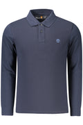 TIMBERLAND HERREN LANGARM-POLOSHIRT, BLAU Blau S 197065381783