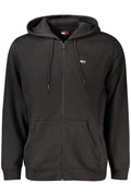 TOMMY HILFIGER HERREN-SWEATSHIRT MIT ZIP-UP SCHWARZ Schwarz XL 8720638000686