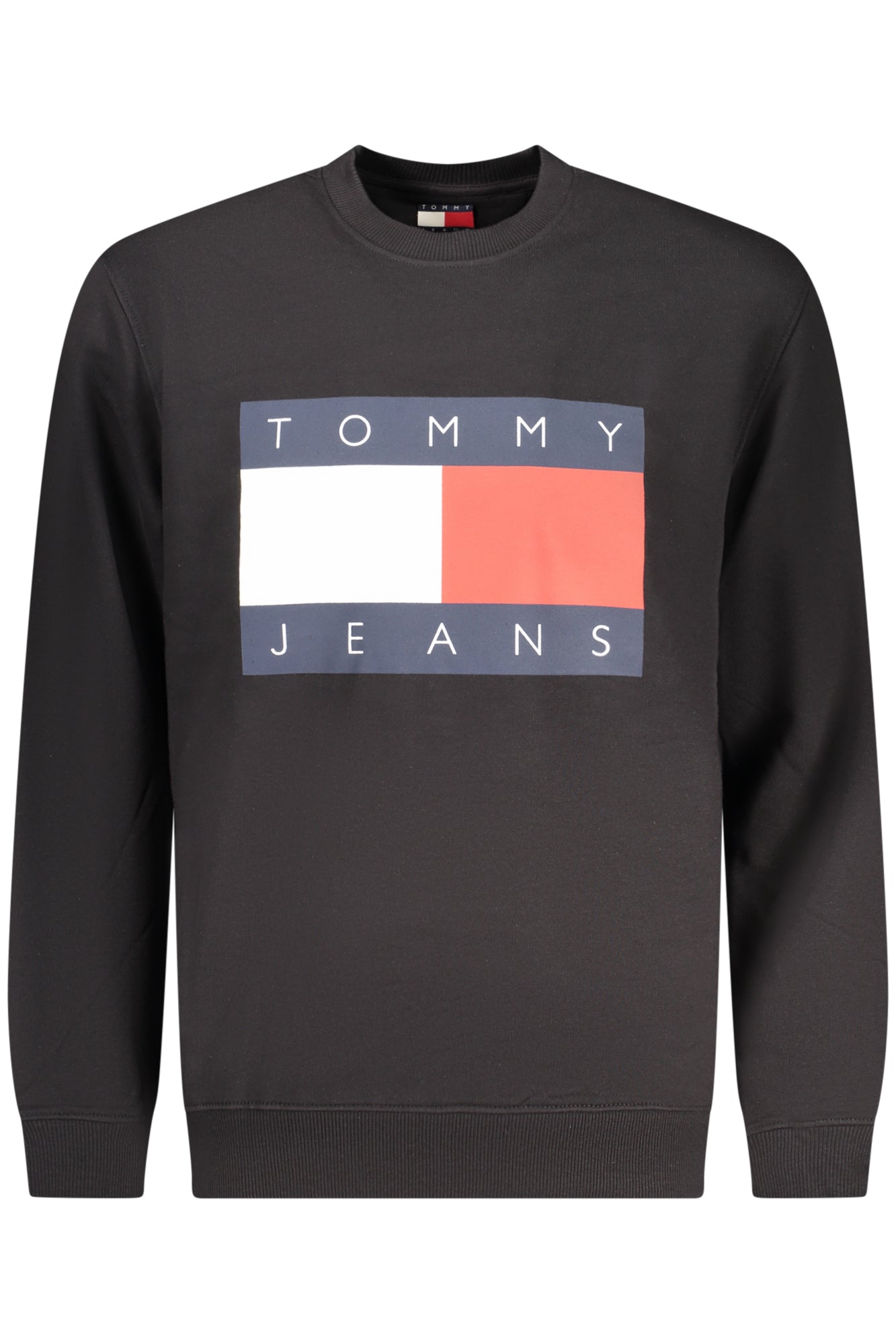 TOMMY HILFIGER Herren-Sweatshirt mit Reißverschluss, schwarz Schwarz S 8721221461433