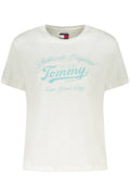 TOMMY HILFIGER DAMEN KURZARM T-SHIRT WEISS