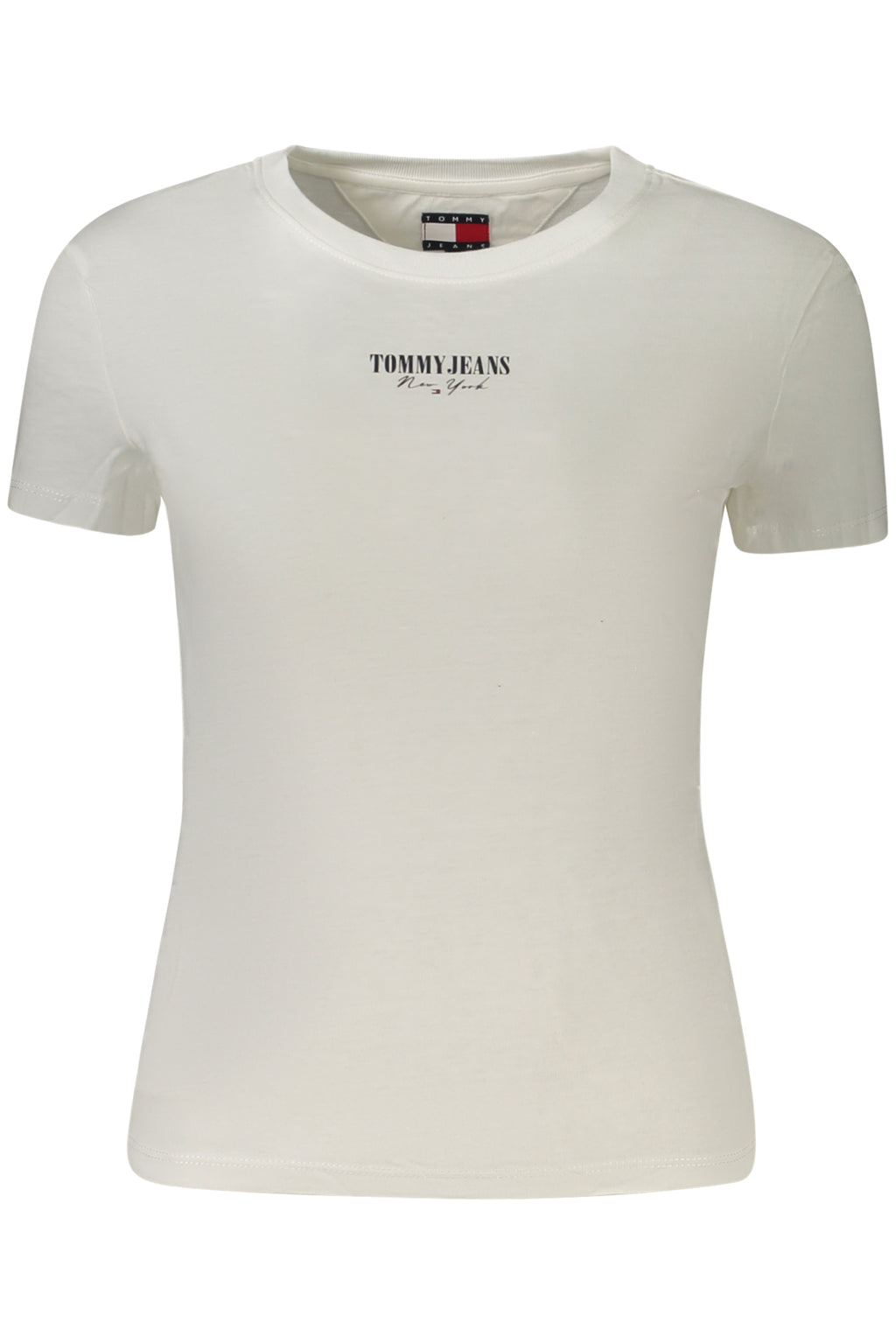 TOMMY HILFIGER DAMEN KURZARM T-SHIRT WEISS