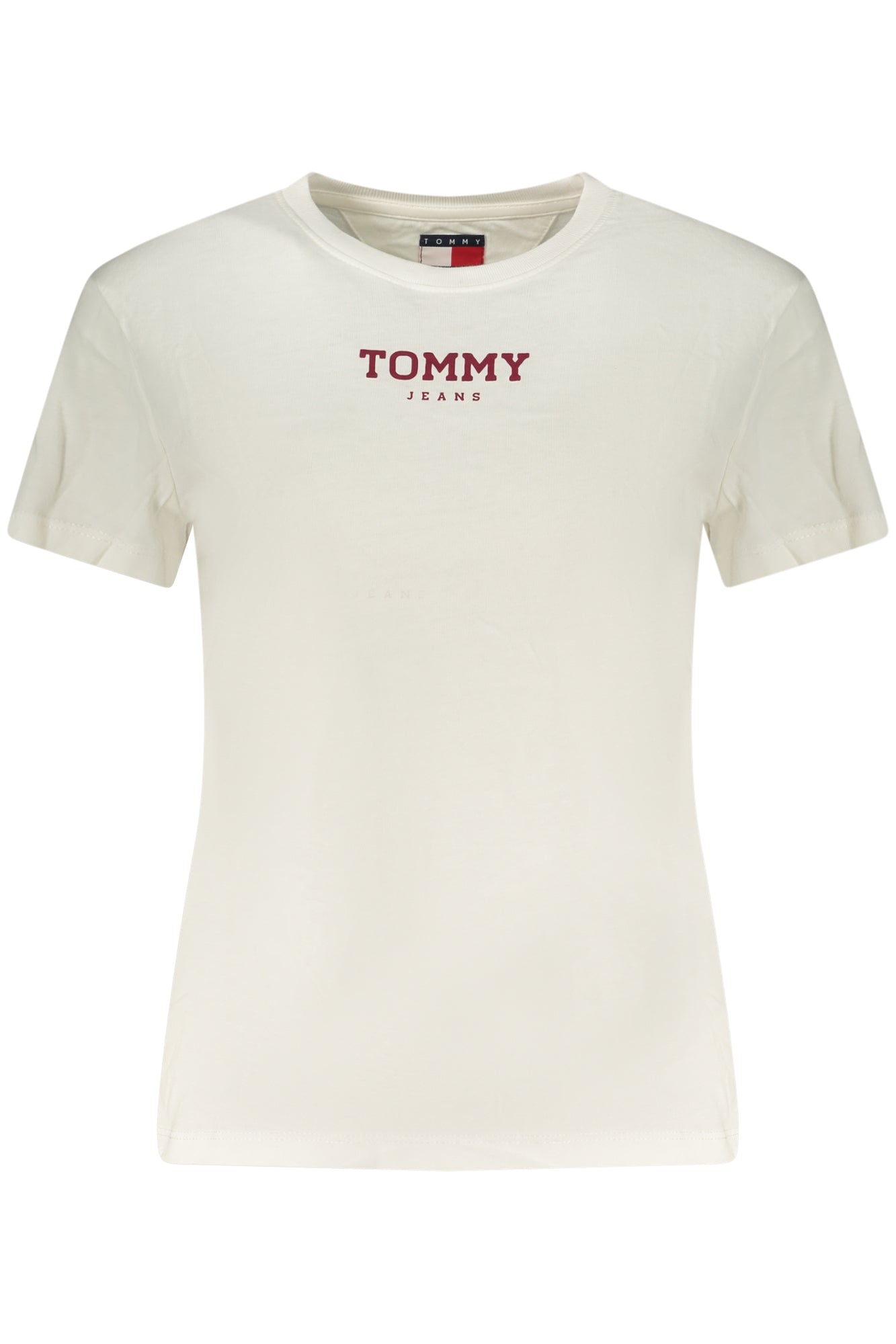 TOMMY HILFIGER DAMEN-T-SHIRT MIT KURZEN ÄRMELN, WEISS Weiß XS 8721221614266