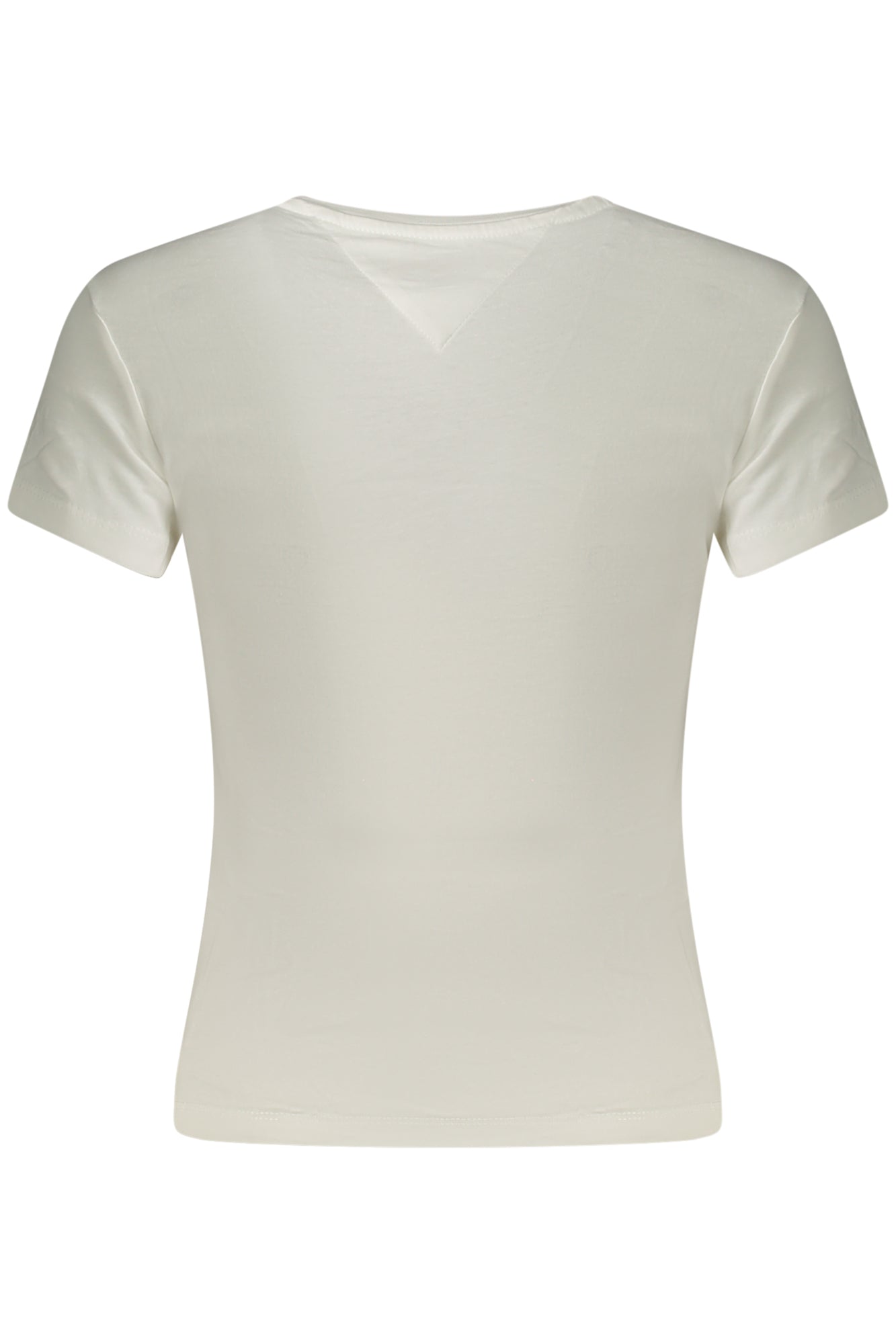 T-SHIRT A MANICHE CORTE DA DONNA TOMMY HILFIGER, BIANCA