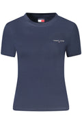 TOMMY HILFIGER DAMEN KURZARM T-SHIRT BLAU