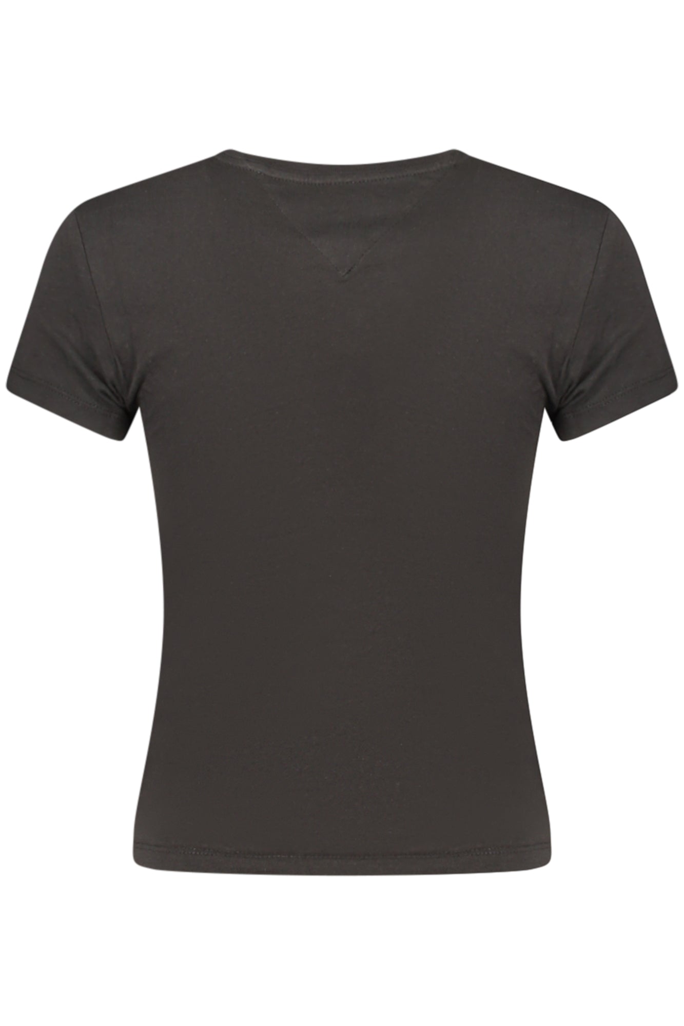 T-SHIRT A MANICHE CORTE DA DONNA TOMMY HILFIGER, NERA