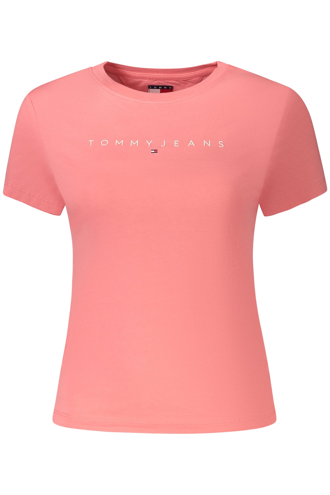 TOMMY HILFIGER DAMEN-T-SHIRT IN PINK MIT KURZEN ÄRMELN Rosa XS 8721337030981