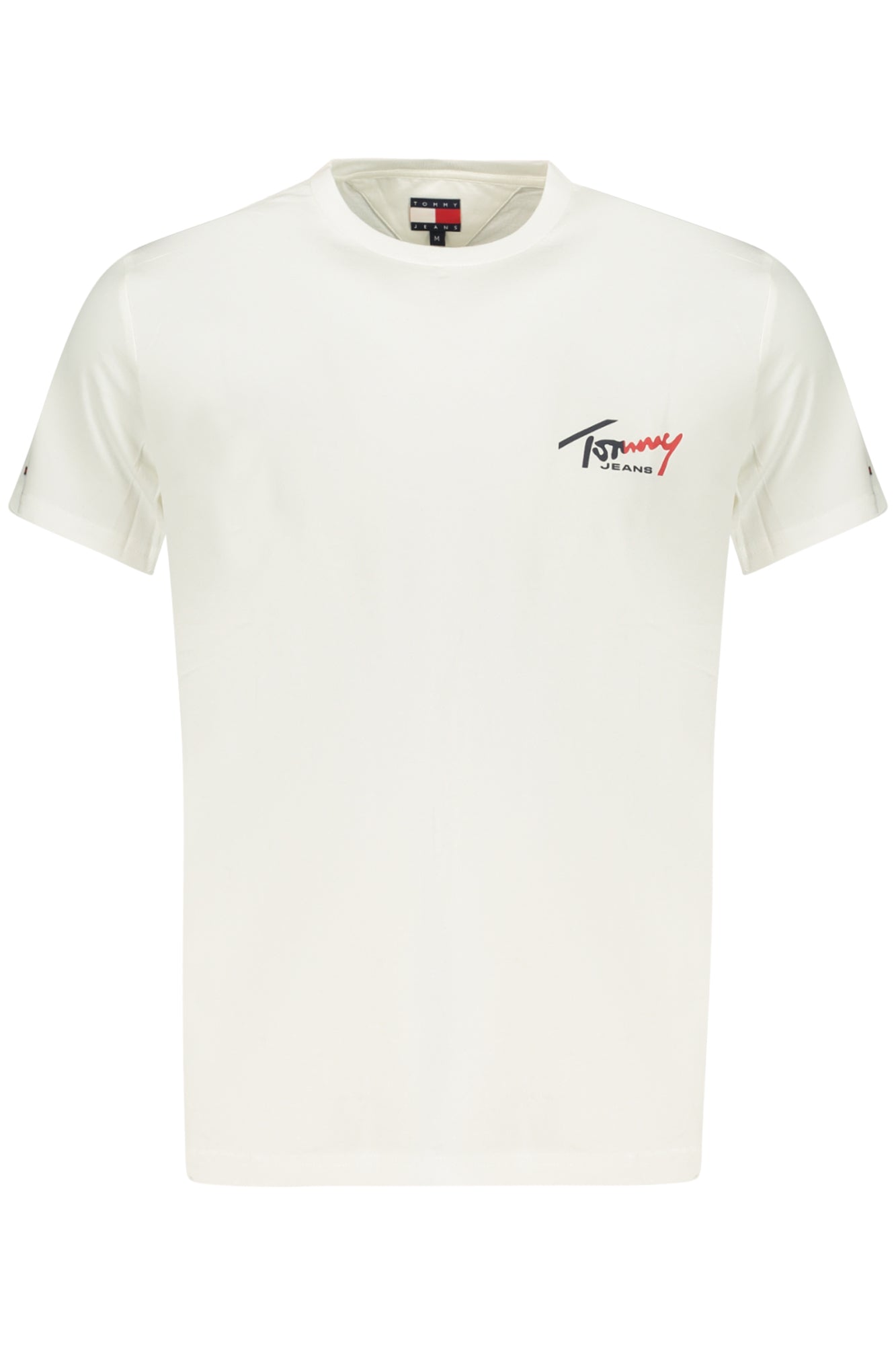 TOMMY HILFIGER HERREN-T-SHIRT MIT KURZEN ÄRMELN, WEISS Weiß XS 8721289973466