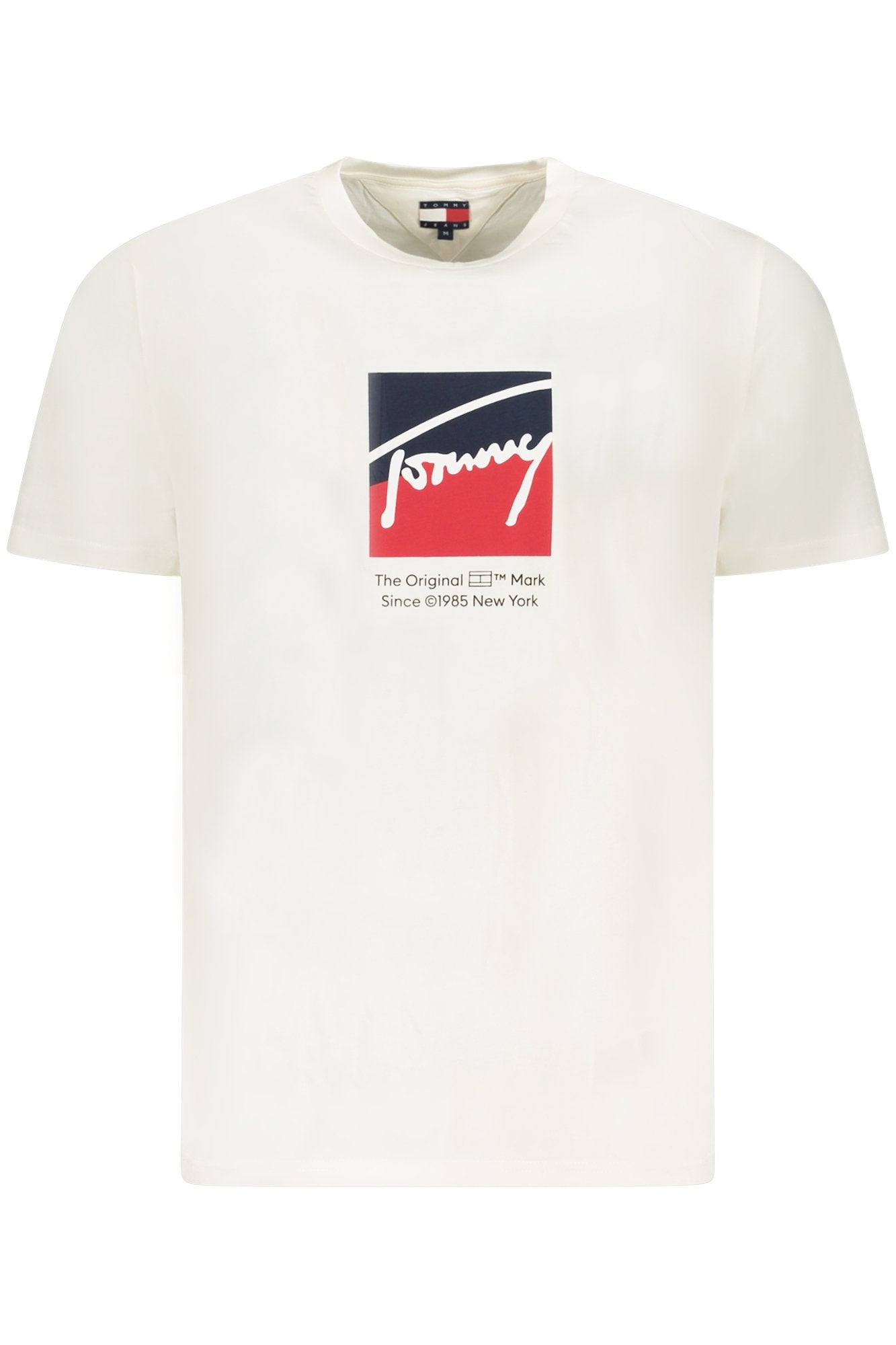 TOMMY HILFIGER HERREN KURZARM T-SHIRT WEISS