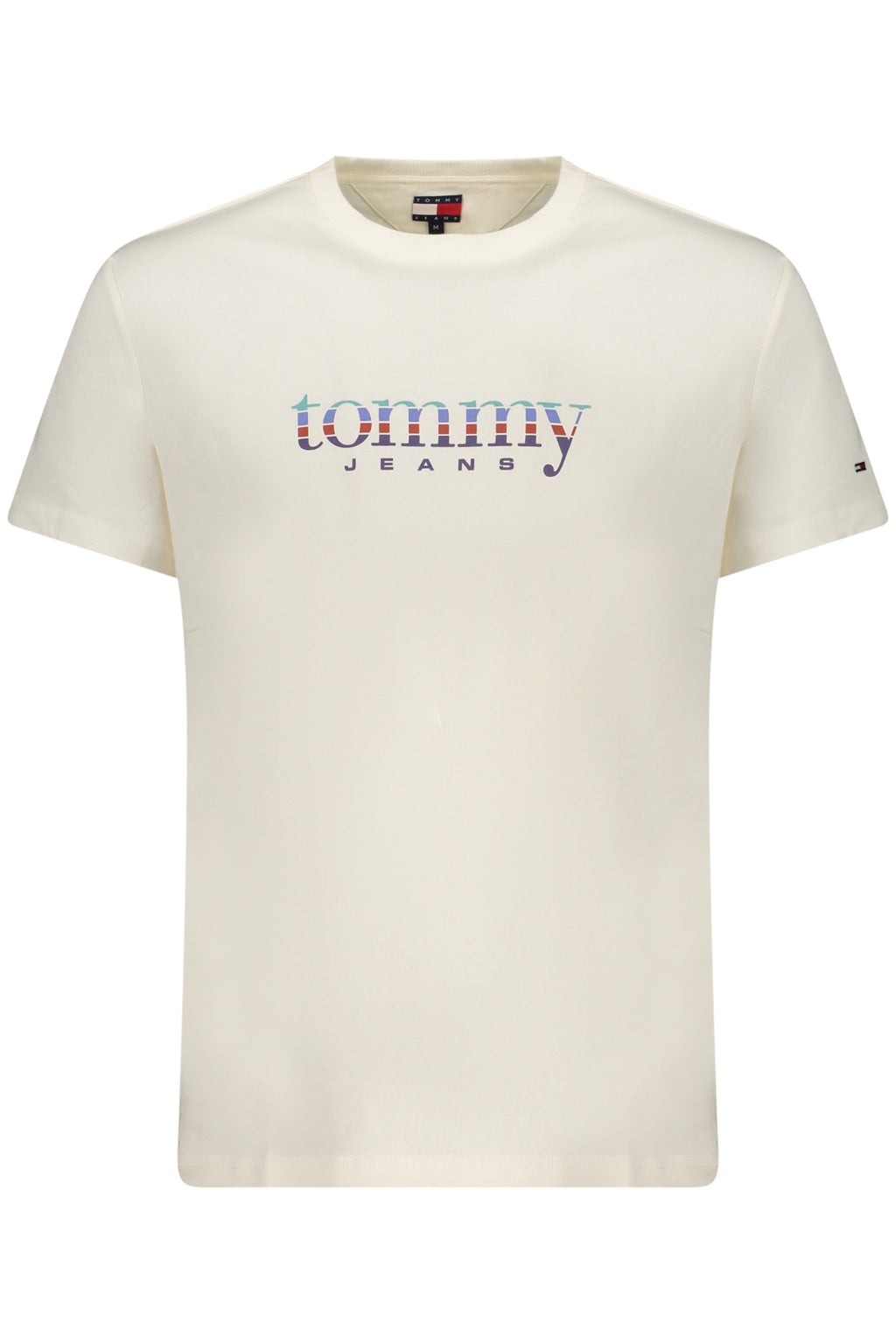 TOMMY HILFIGER HERREN-T-SHIRT MIT KURZEN ÄRMELN, WEISS