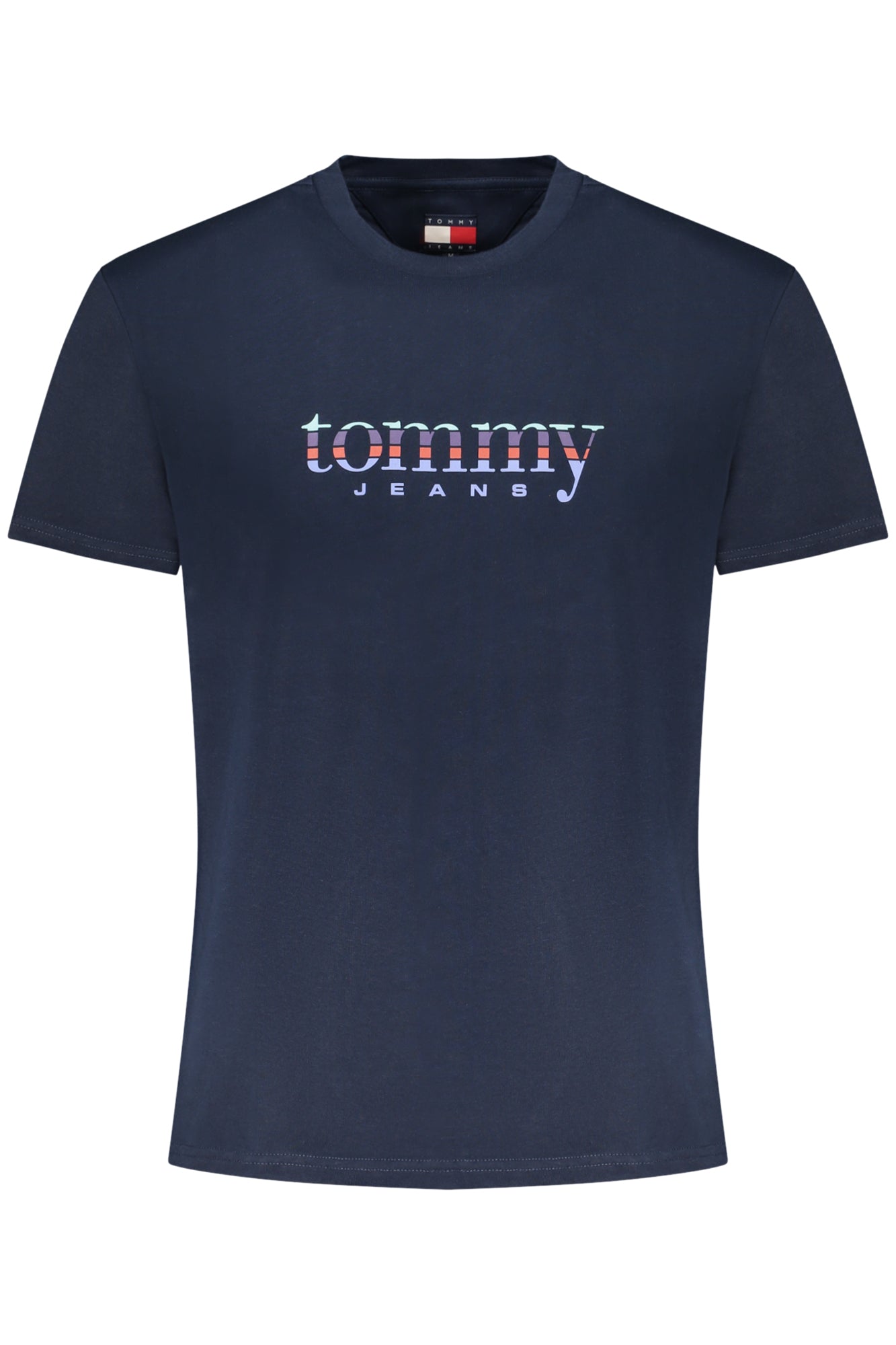 TOMMY HILFIGER HERREN-T-SHIRT MIT KURZEN ÄRMELN, BLAU Blau 2XL 8721221817780