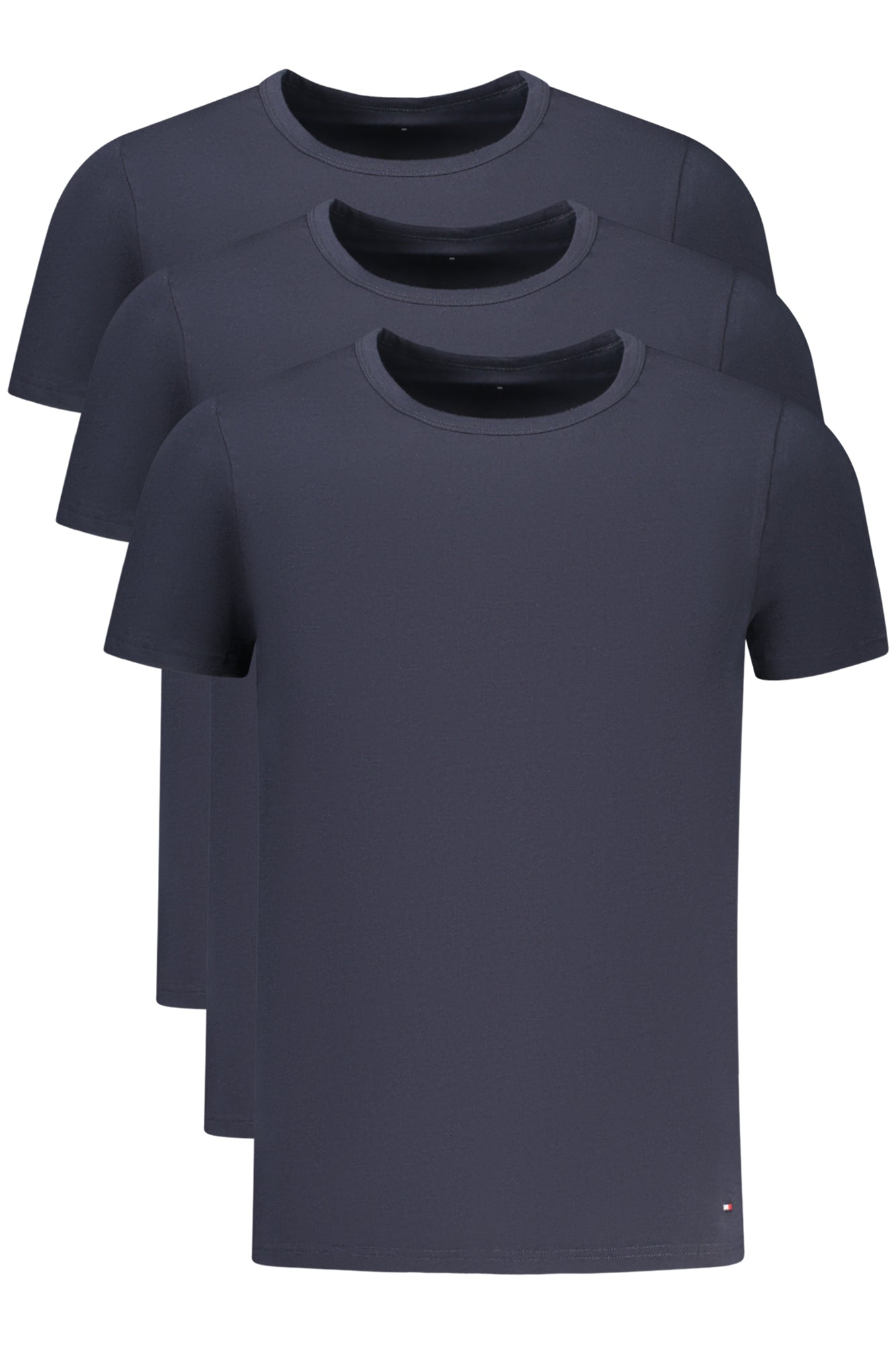 TOMMY HILFIGER HERREN-T-SHIRT MIT KURZEN ÄRMELN, BLAU Blau 2XL 8721222821663