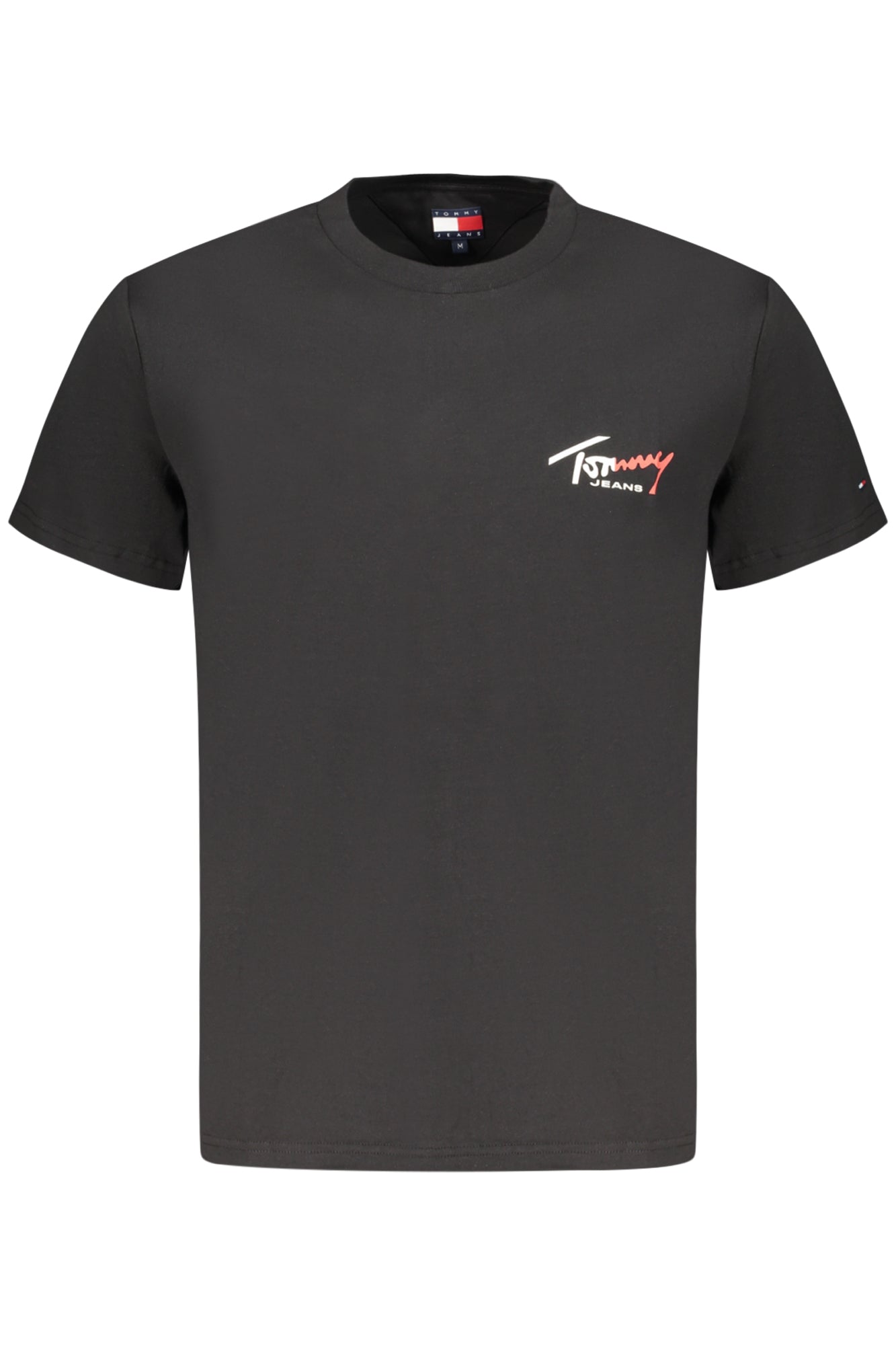 TOMMY HILFIGER HERREN-T-SHIRT MIT KURZEN ÄRMELN, SCHWARZ Schwarz 2XL 8721337066942