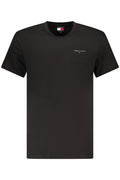 TOMMY HILFIGER HERREN KURZARM T-SHIRT SCHWARZ