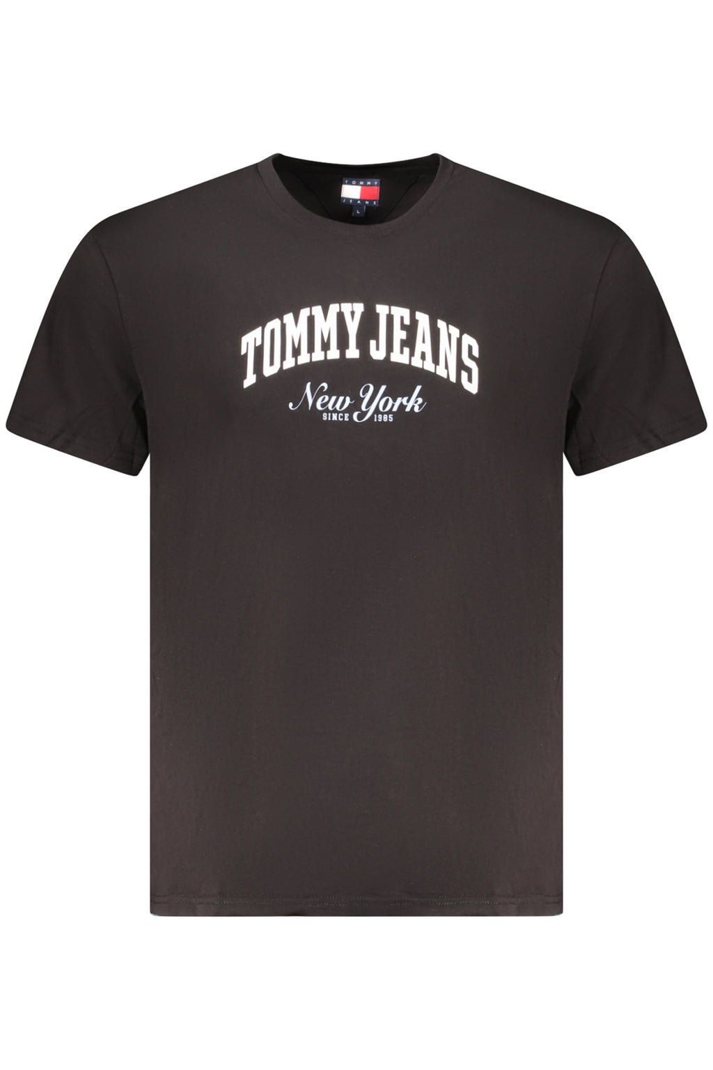 TOMMY HILFIGER HERREN KURZARM T-SHIRT SCHWARZ