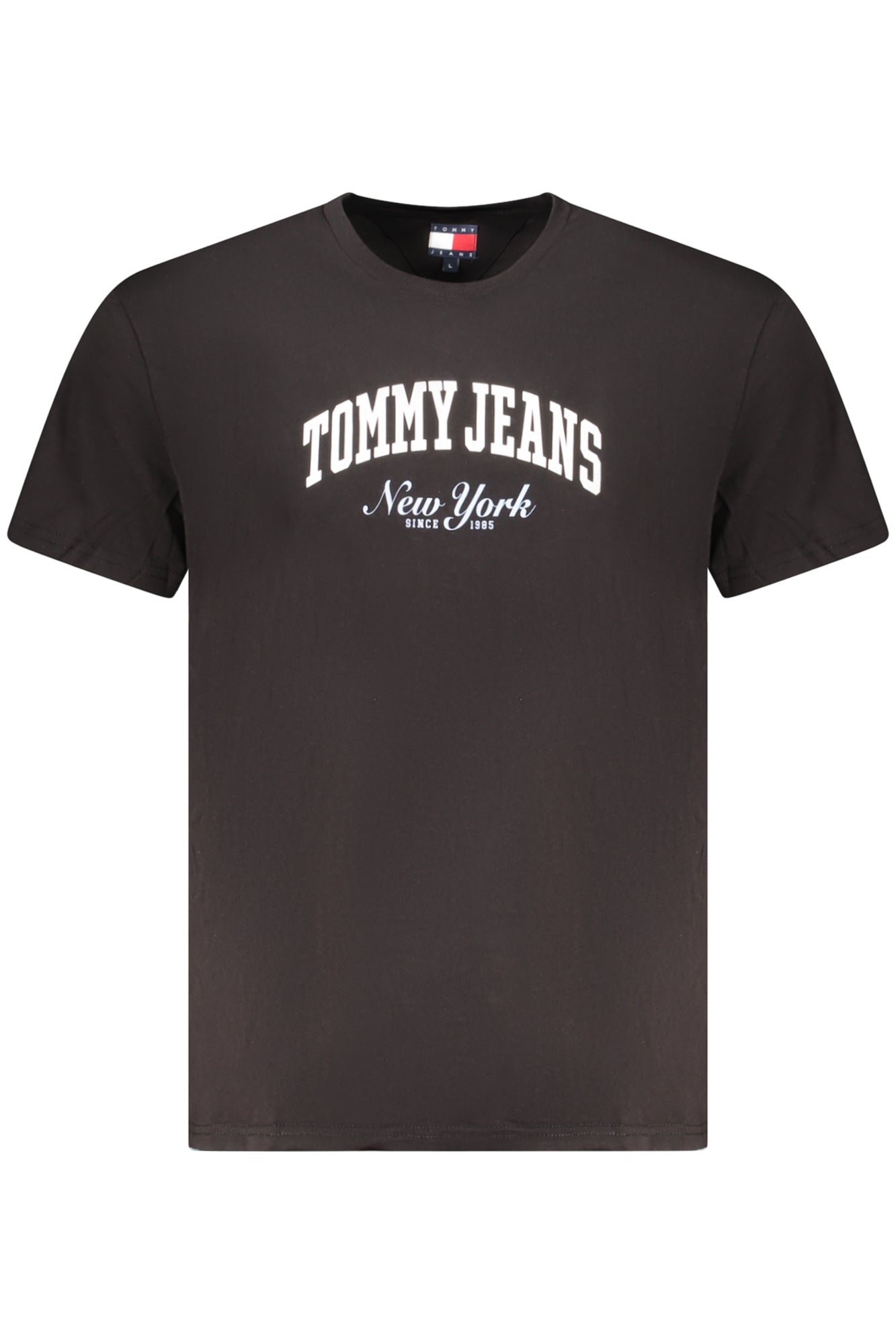 TOMMY HILFIGER HERREN KURZARM T-SHIRT SCHWARZ
