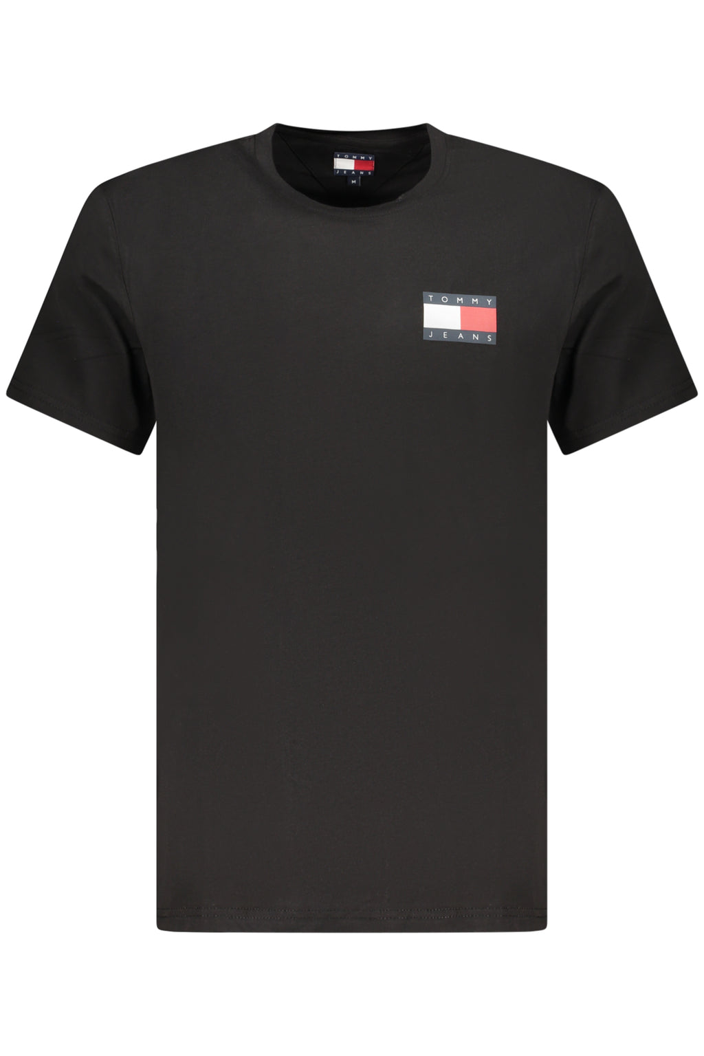 TOMMY HILFIGER HERREN KURZARM T-SHIRT SCHWARZ