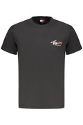 TOMMY HILFIGER HERREN-T-SHIRT MIT KURZEN ÄRMELN, SCHWARZ Schwarz S 8721337066386