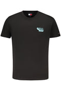 TOMMY HILFIGER HERREN KURZARM T-SHIRT SCHWARZ