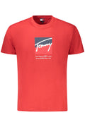 TOMMY HILFIGER HERREN KURZARM T-SHIRT, ROT