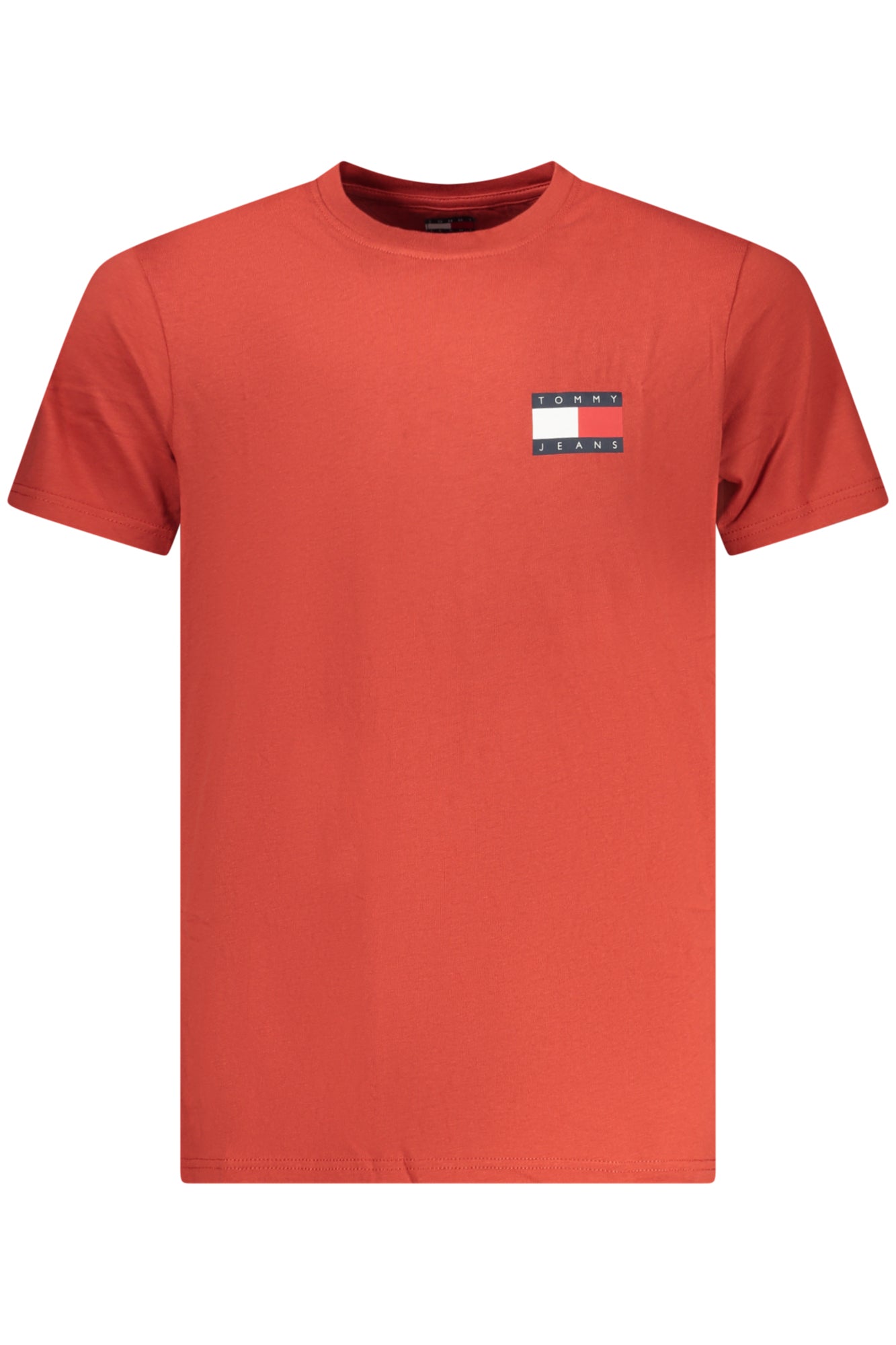 TOMMY HILFIGER Herren-T-Shirt mit kurzen Ärmeln, Rot Rot S 8721221730669
